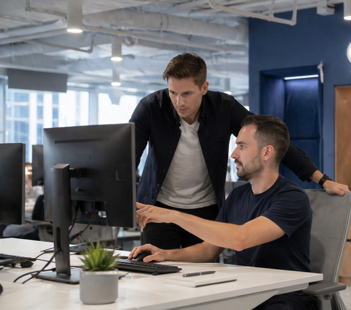 About v10 office employee image